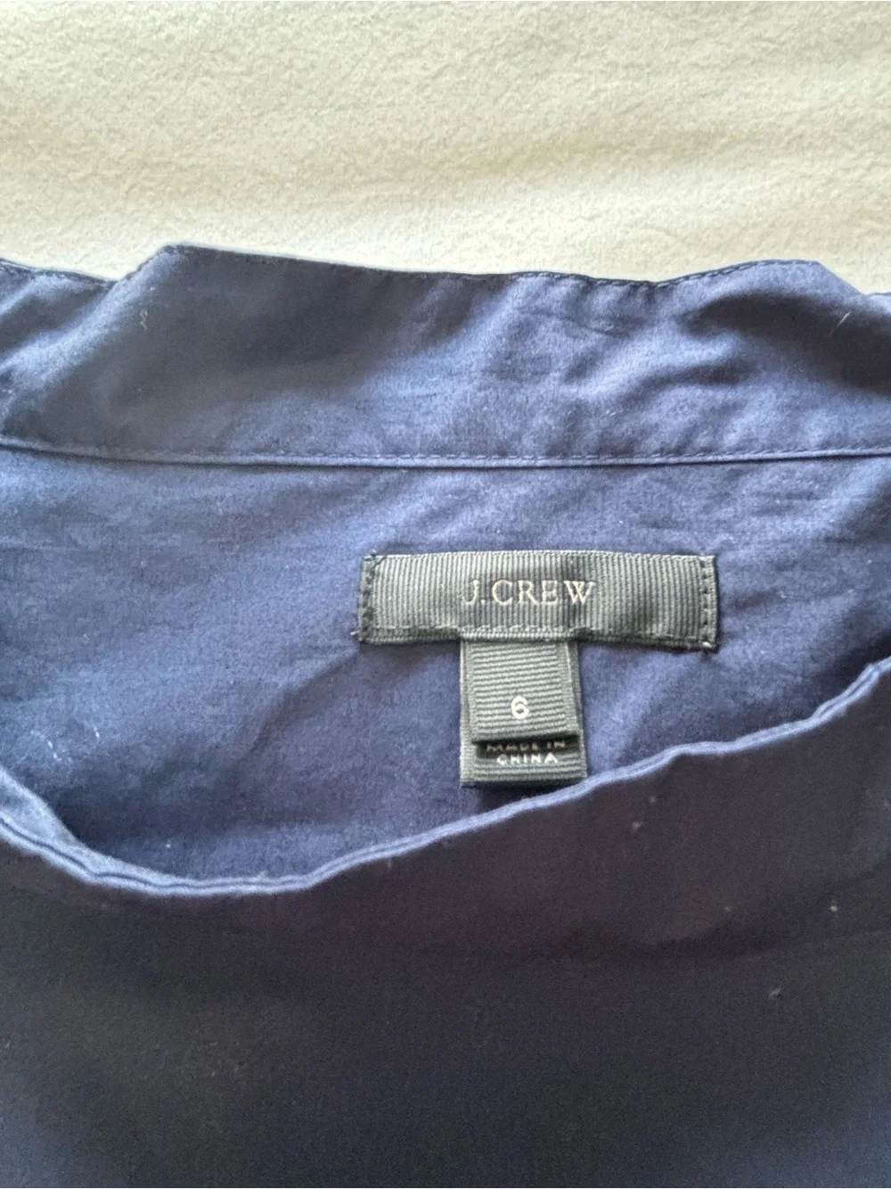 NWOT! J.Crew Funnelneck Button Poplin Shirt